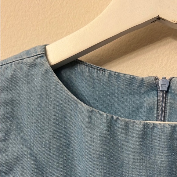 Zara Blue Flutter Sleeve Sundress 312 - Picture 5 of 8